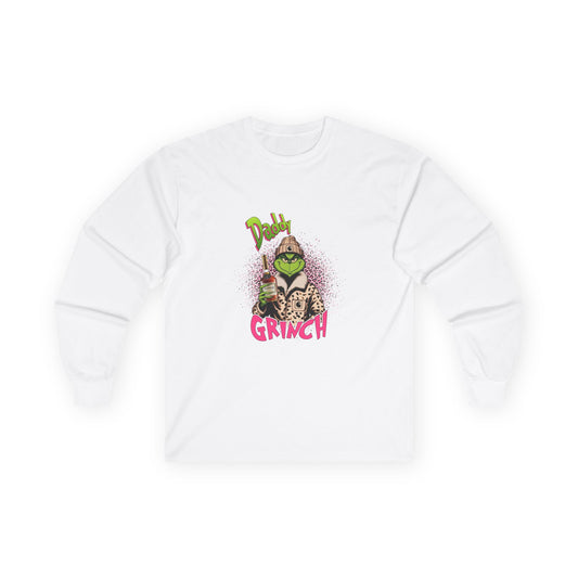 Unisex Ultra Cotton Long Sleeve Tee / Grinch Daddy Christmas Desing