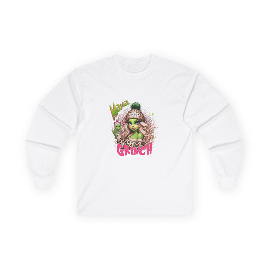 Unisex Ultra Cotton Long Sleeve Tee / Women Christmas Grinch Desing